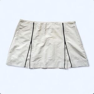 ZARA Mini Grey Skirt with Zippers | L | NWT